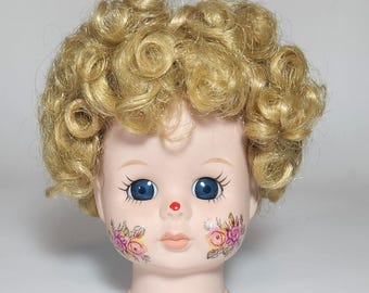 Porcelain Doll Head - DIY Projects - OOAK - Replacement Doll Head