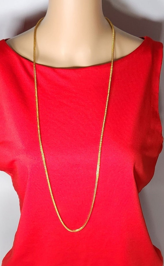 Gold Tone Chain Necklace, Stainless Steel Gold Ton