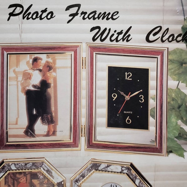 Picture Frame Clock Etsy