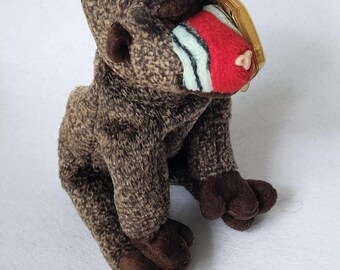 Ty Toys Beanie Babies コレクション、「CHEEKS」、限定版。Ty
