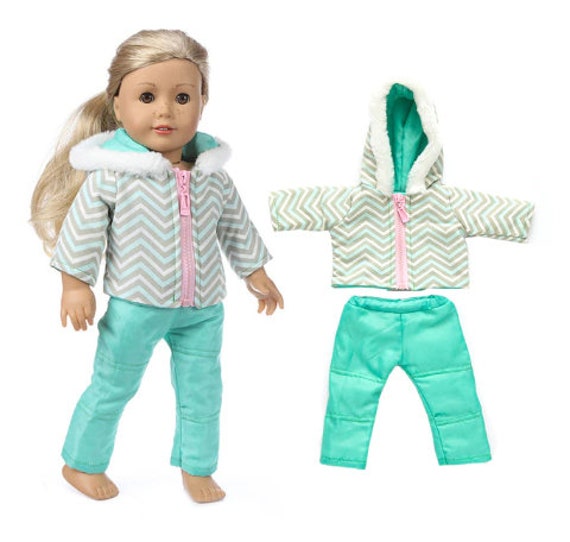 Buy Light Green Winter Handmade Clothes for 18 Inch American Girl and Our  Generation Dolls, Doll Accessories, Perfect Birthday Gift Online in India 