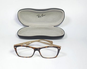 Ray-Ban RB 5255 Color 5075 Tortoise/Light Brown Marble Frame with Case