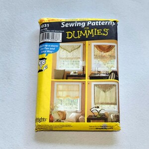 SIMPLICITY 4031 Window Treatments - Sewing Patterns For Dummies