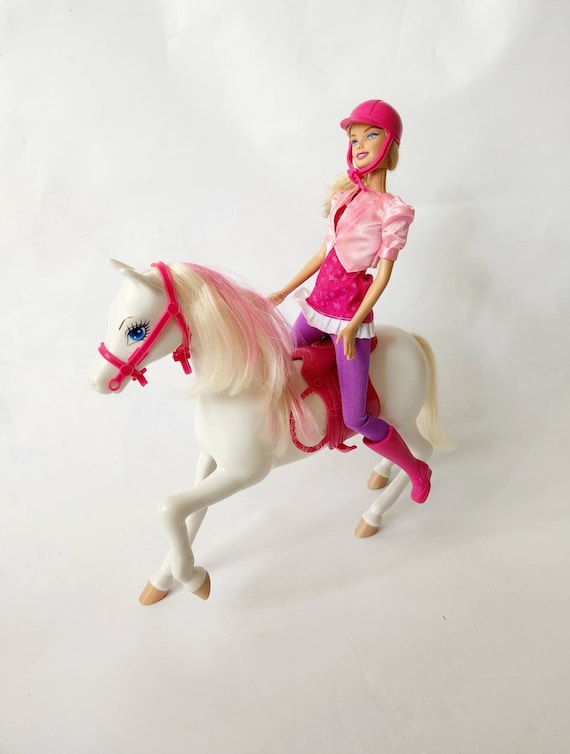 Barbie Doll and Horse Mattel Figures Barbie Equestrian Doll Etsy