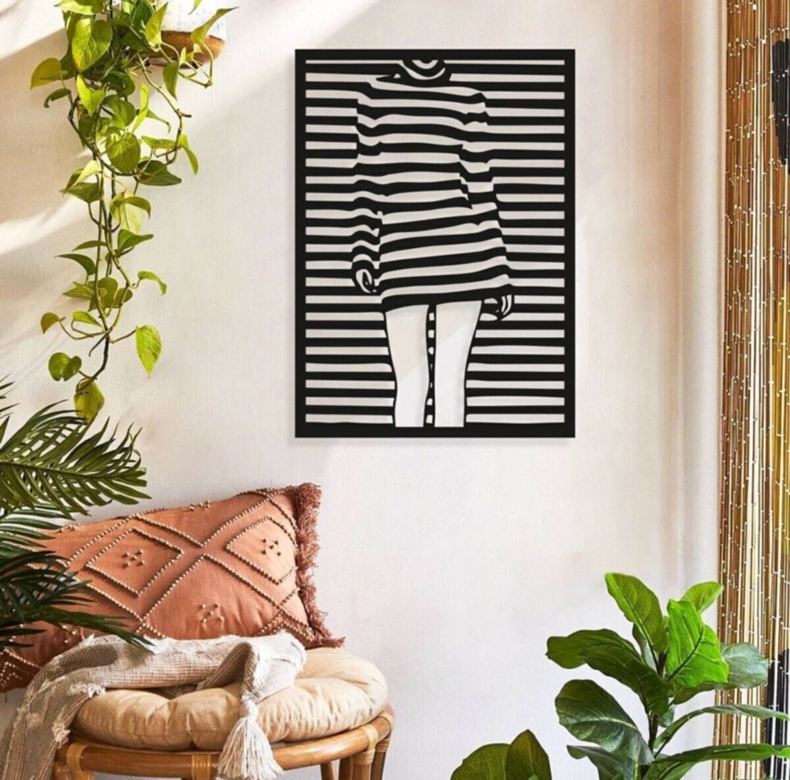 Metal Wall Art Interior Decoration