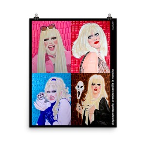 Drag Race España - Arantxa Castilla La Mancha Poster - 4 Drawings