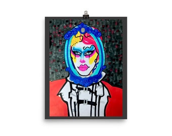 Drag Race España - Hugáceo Crujiente Ramillustration 8x10 tryck