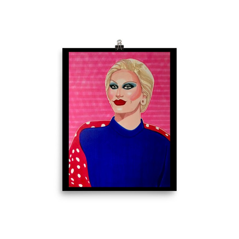 Drag Race Belgique Peach Family Portrait 8x10 Etsy