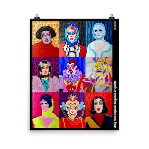 Drag Race España - Hugáceo Crujiente Poster - 9 Drawings