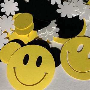 Confetti, Yellow Smile&#39;s, White Daisy&#39;s, Black Dot&#39;s,