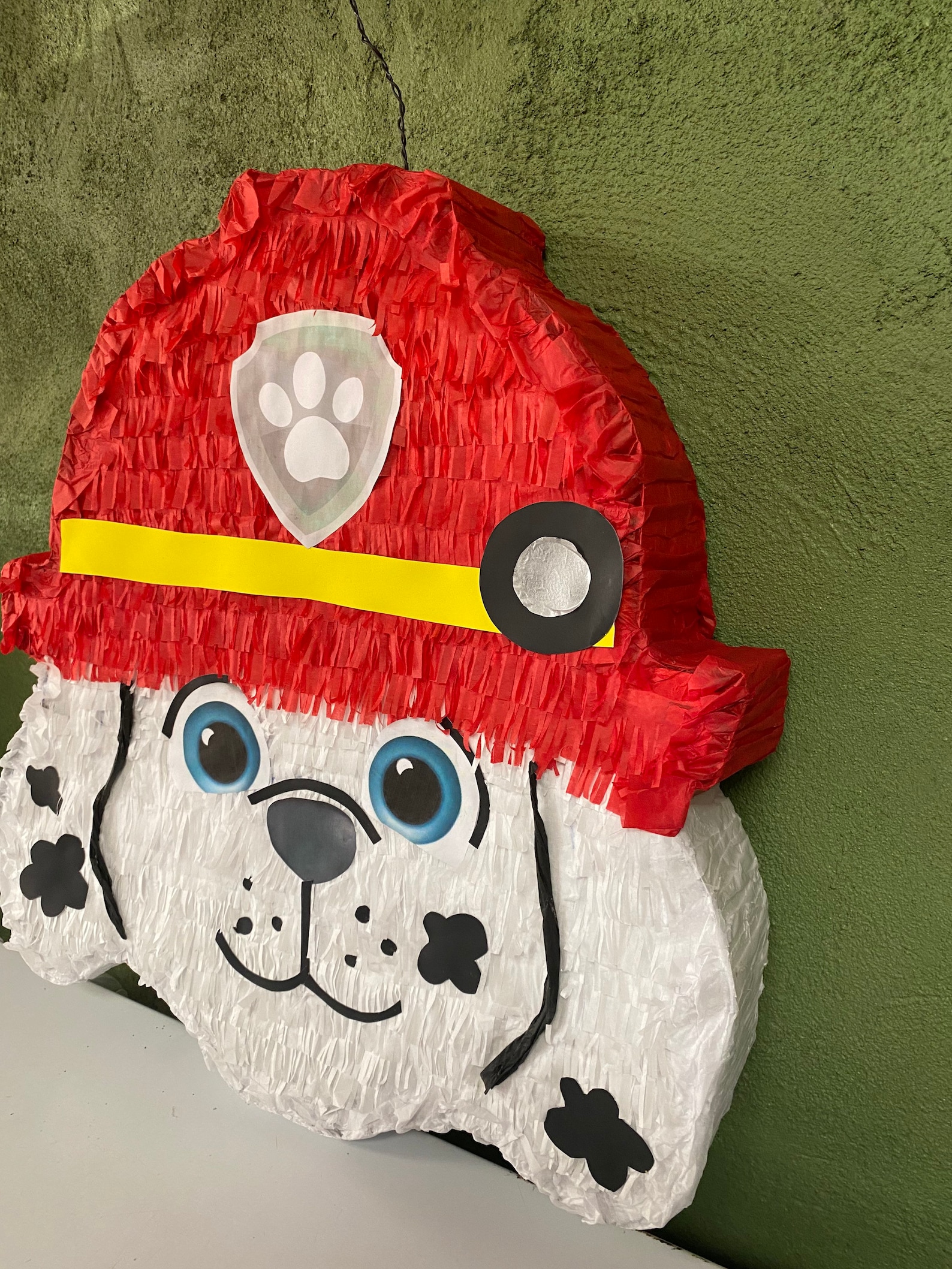 Marshall head paw patrol pi&ntilde;ata | Etsy