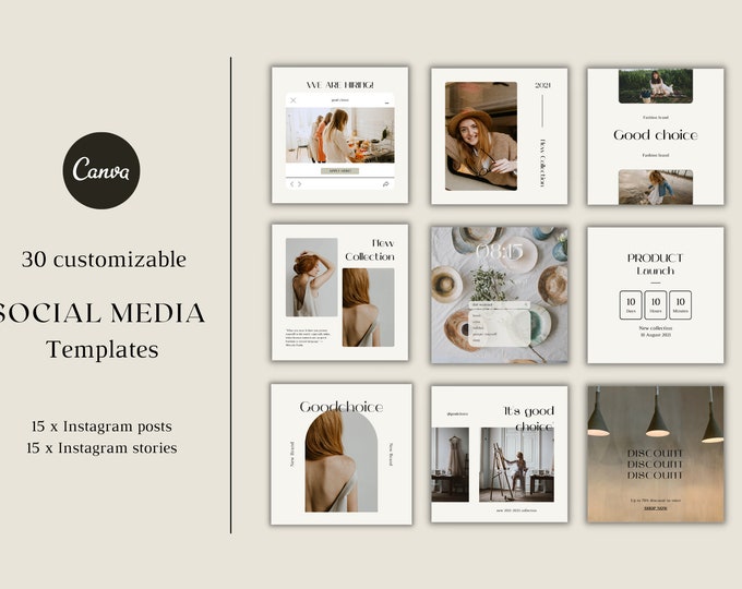 The Only Instagram Template Bundle You Need for Canva | 50 IG Story ...