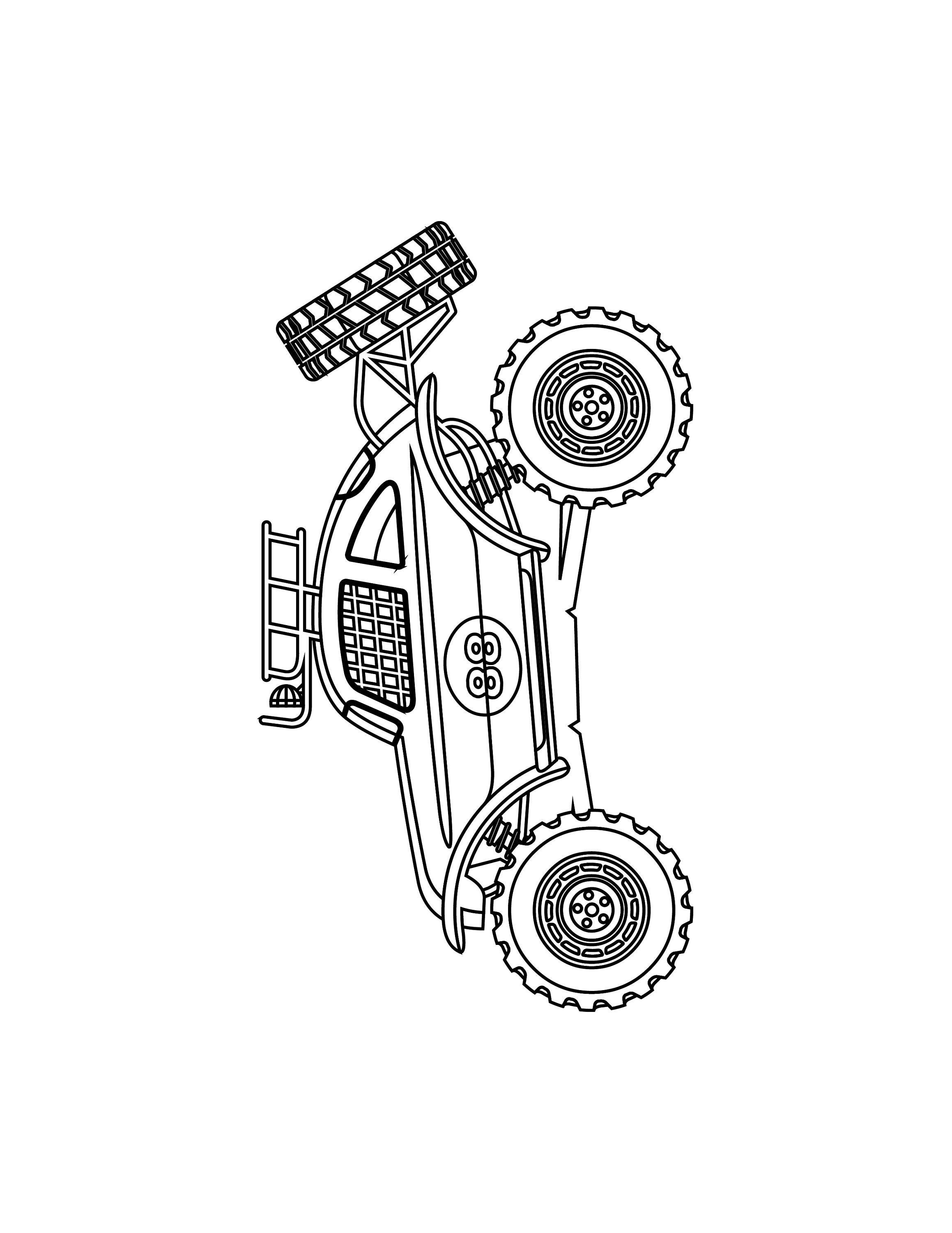 26 Printable Monster Truck Colouring in Pages for Children - Etsy