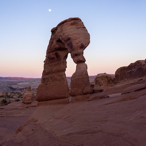 Delicate Arch at Sunrise in Arches National Park Moab Utah Photo