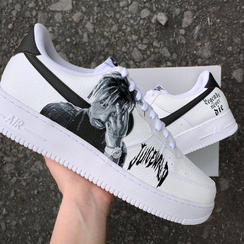 Nike Air Force 1 Juice Wrld Custom Sneaker Juice Wrld Etsy Schweiz