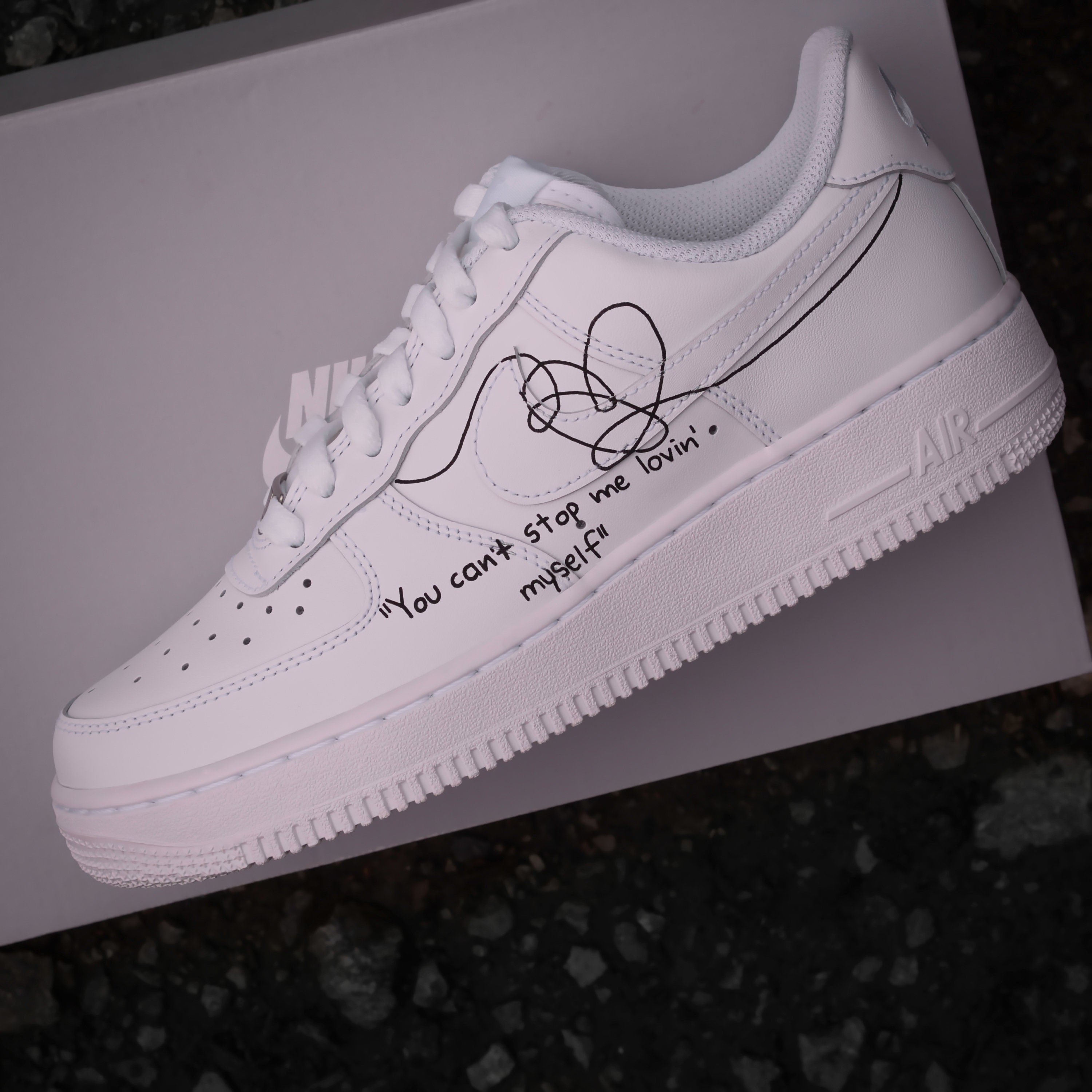custom air force 1 bts