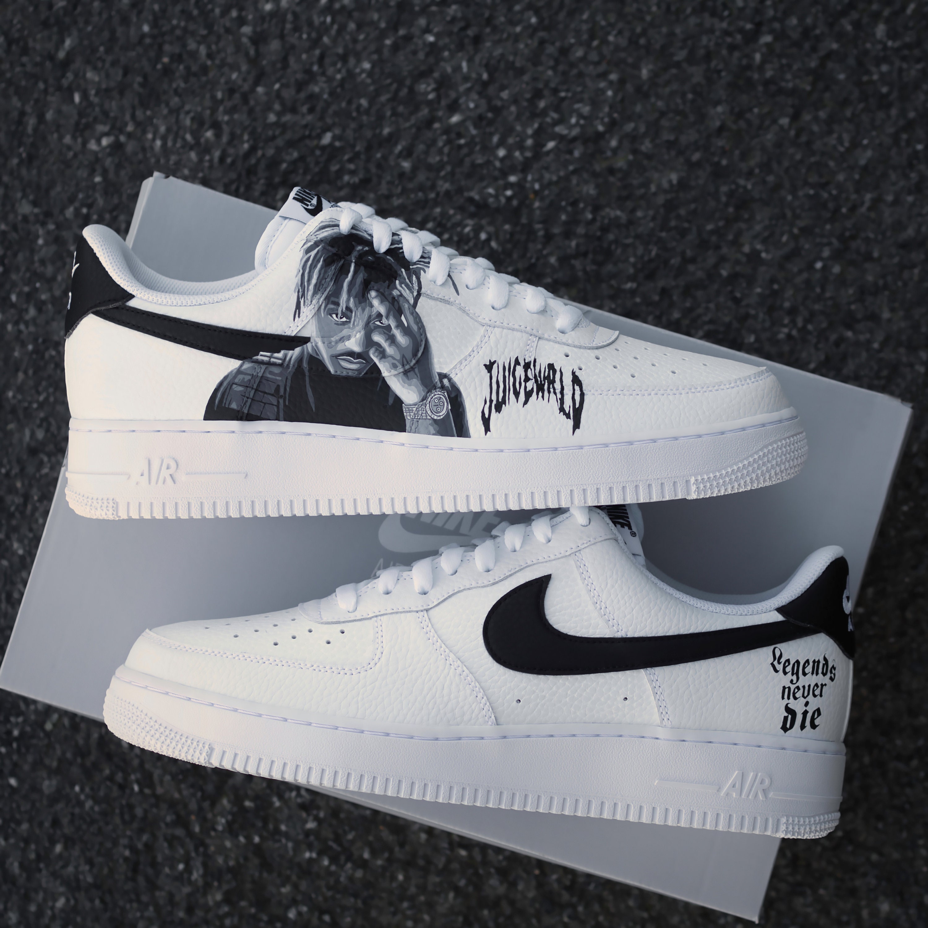 Custom Nike Air Force 1 Juice Wrld - Custom Sneaker Juice  display picture 1