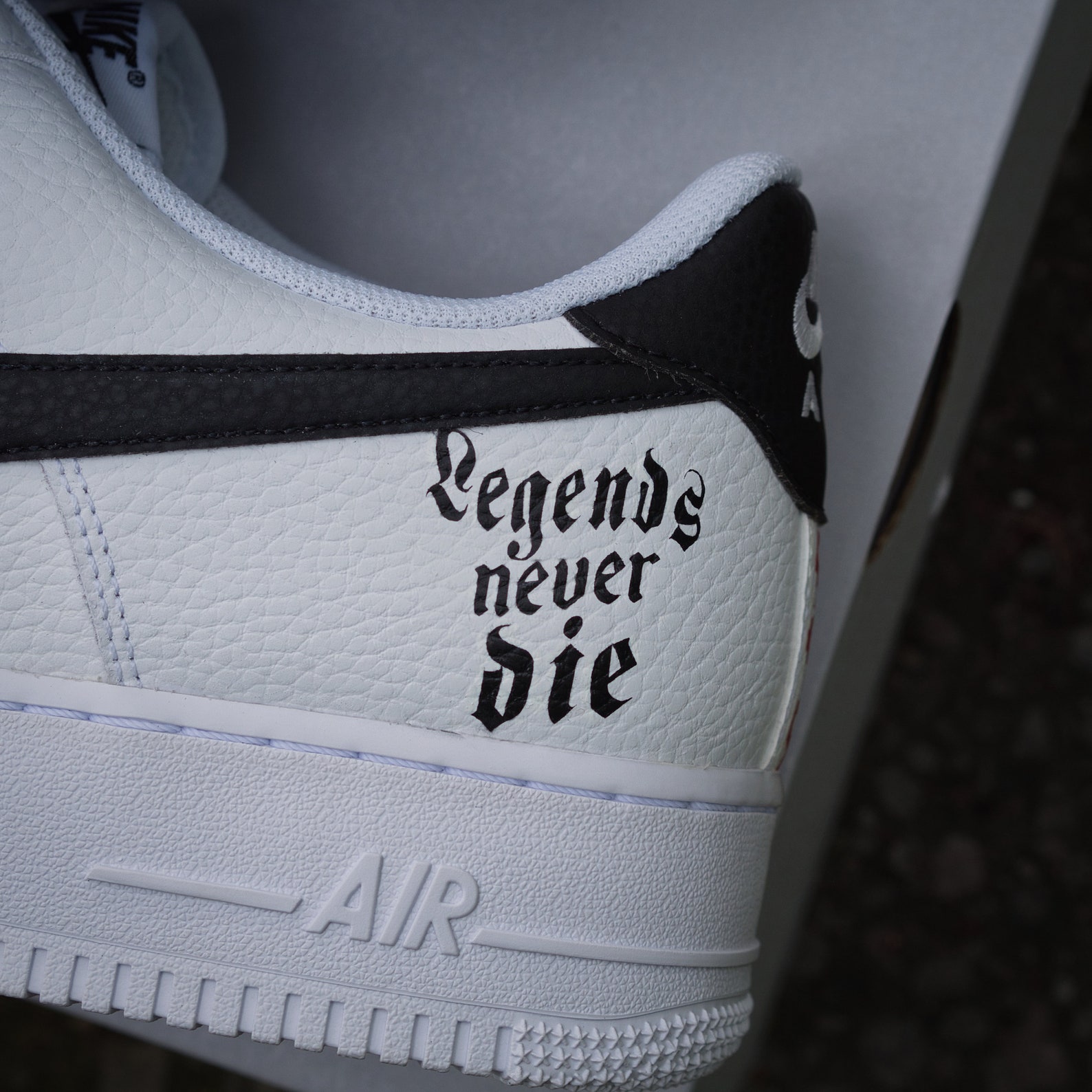 Nike Air Force 1 Juice Wrld Custom Sneaker Juice Wrld Hand Etsy