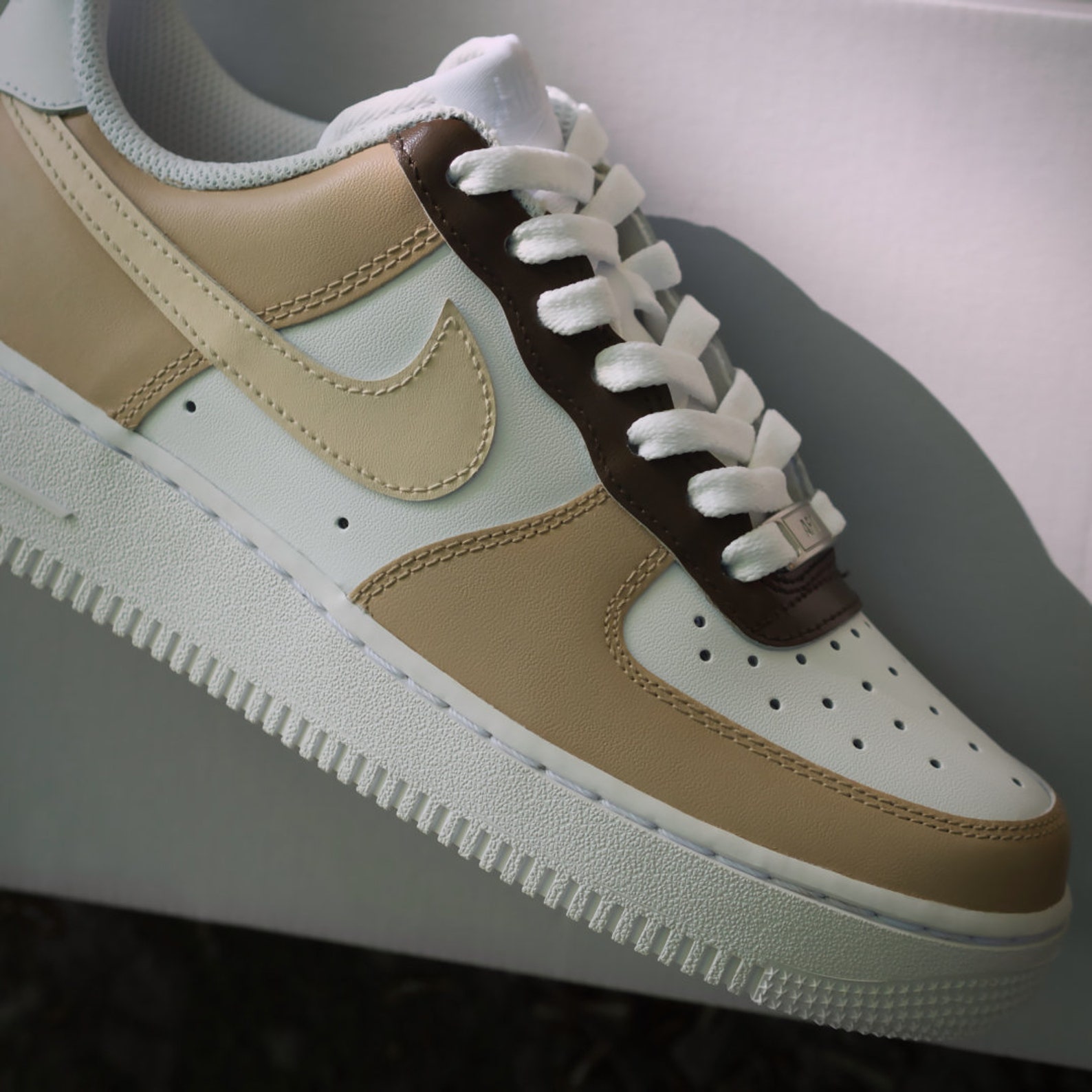 Nike Air Force 1 coffee Custom Sneaker - Etsy
