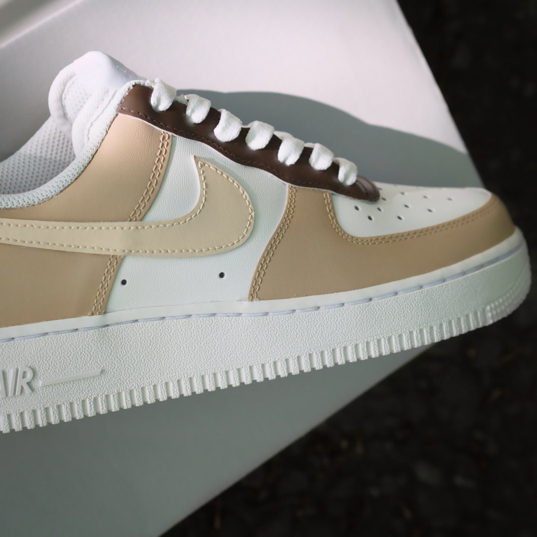 Nike Air Force 1 coffee Custom Sneaker | Etsy