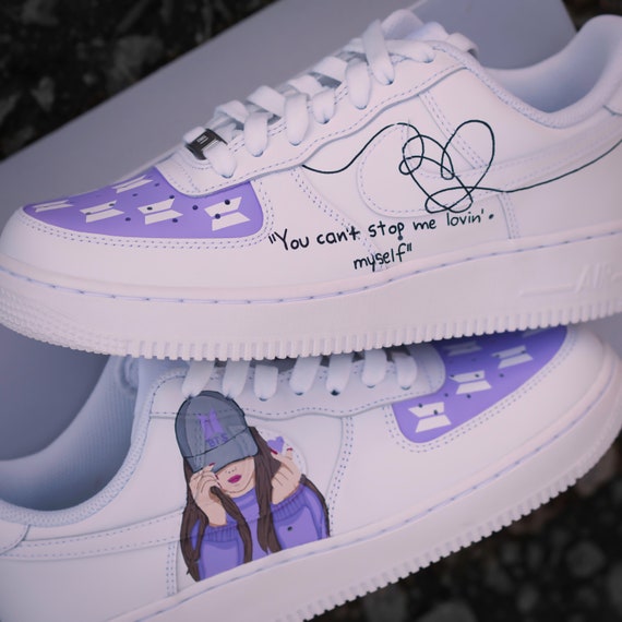 bts custom nike shoes