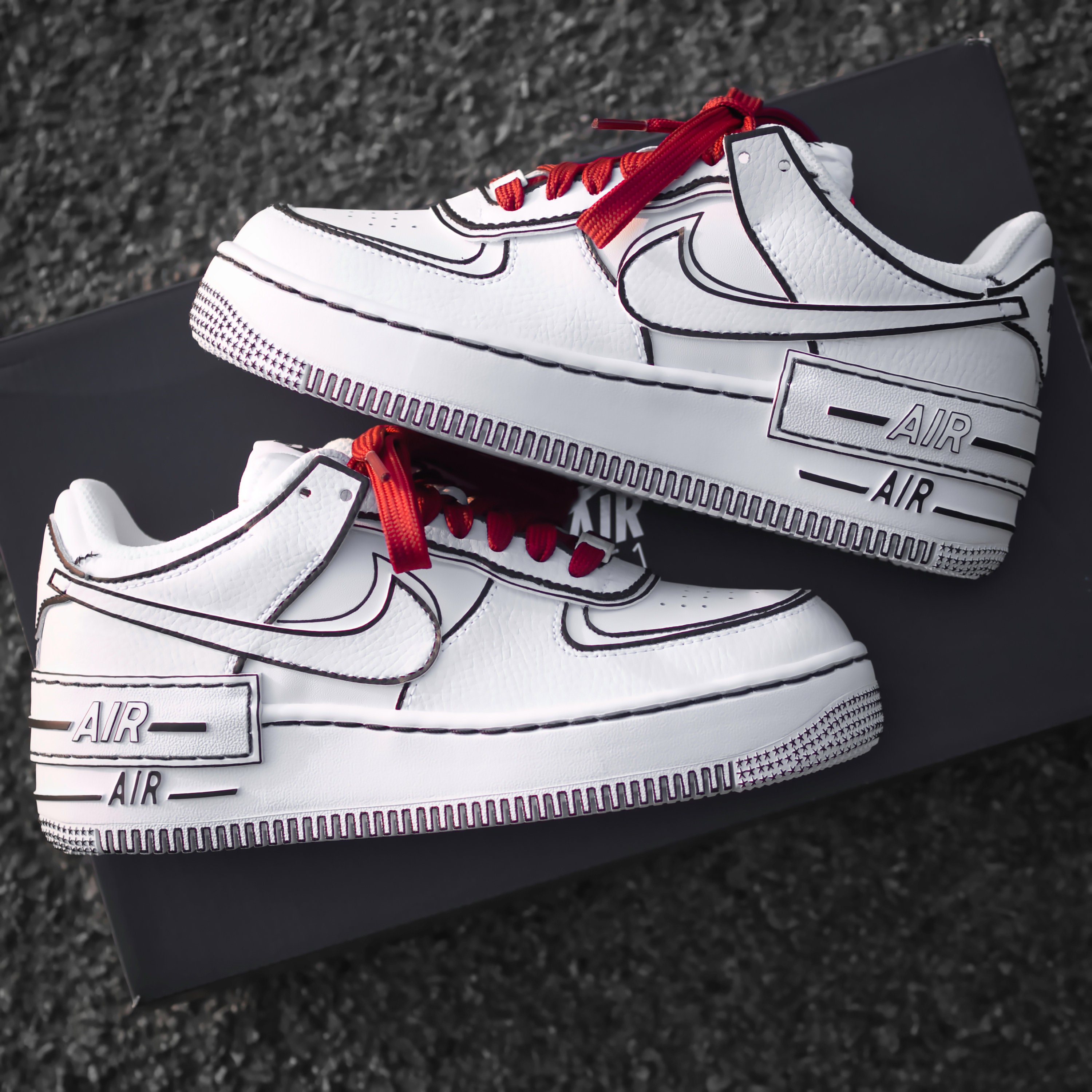 Custom Painted Nike Air Force 1 – The Print Shop Corner