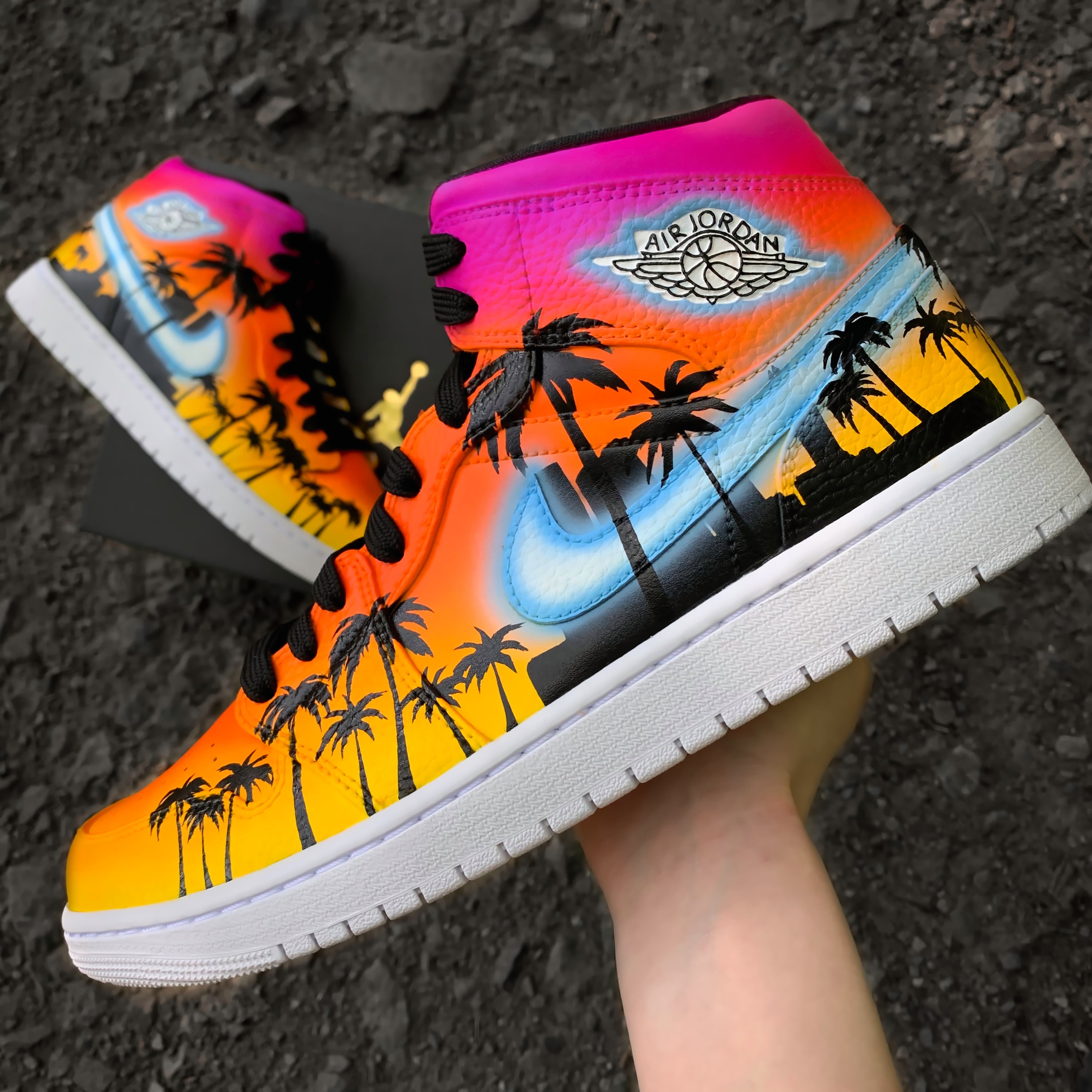 Nike Air Jordan 1 tropical Summer Custom Sneaker -  Sweden