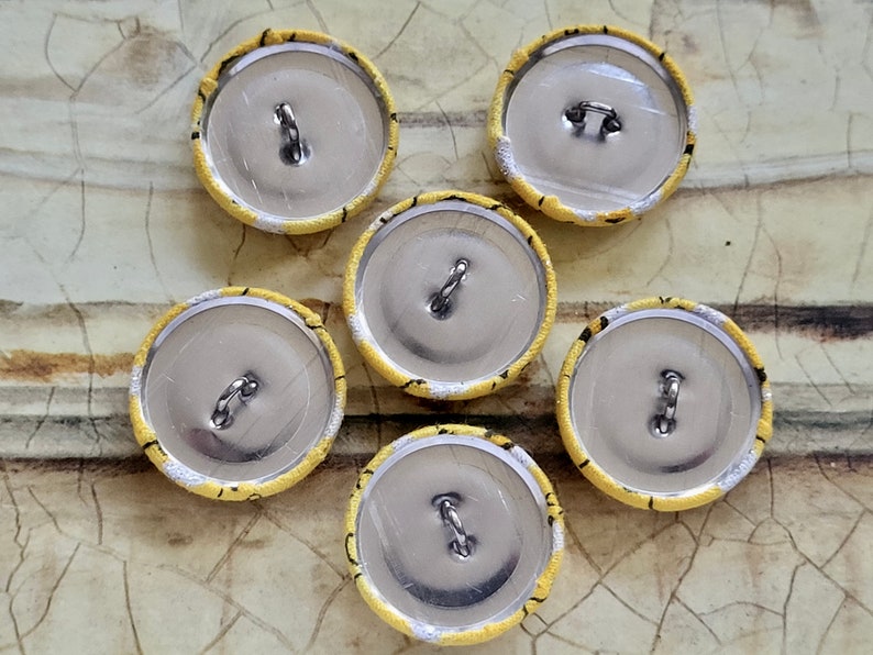 Yellow Bee Buttons, Bumble Bee Buttons, Insect Buttons, Garden Buttons ...