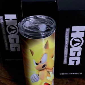 Super Sonic 20oz Becher / Sonic the Hedgehog / Golden Sonic / Gelber Sonic / Geschenk zum Sonic / Sonic Hedgehog