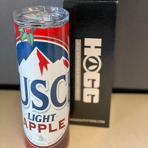 Busch Light Apple Can Replica Tumbler / Beer Can Tumbler / Beer Drinkers Gift / Apple Beer / Busch Beer Can