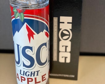 Busch Light Apple Can Replica Tumbler / Beer Can Tumbler / Beer Drinkers Gift / Apple Beer / Busch Beer Can