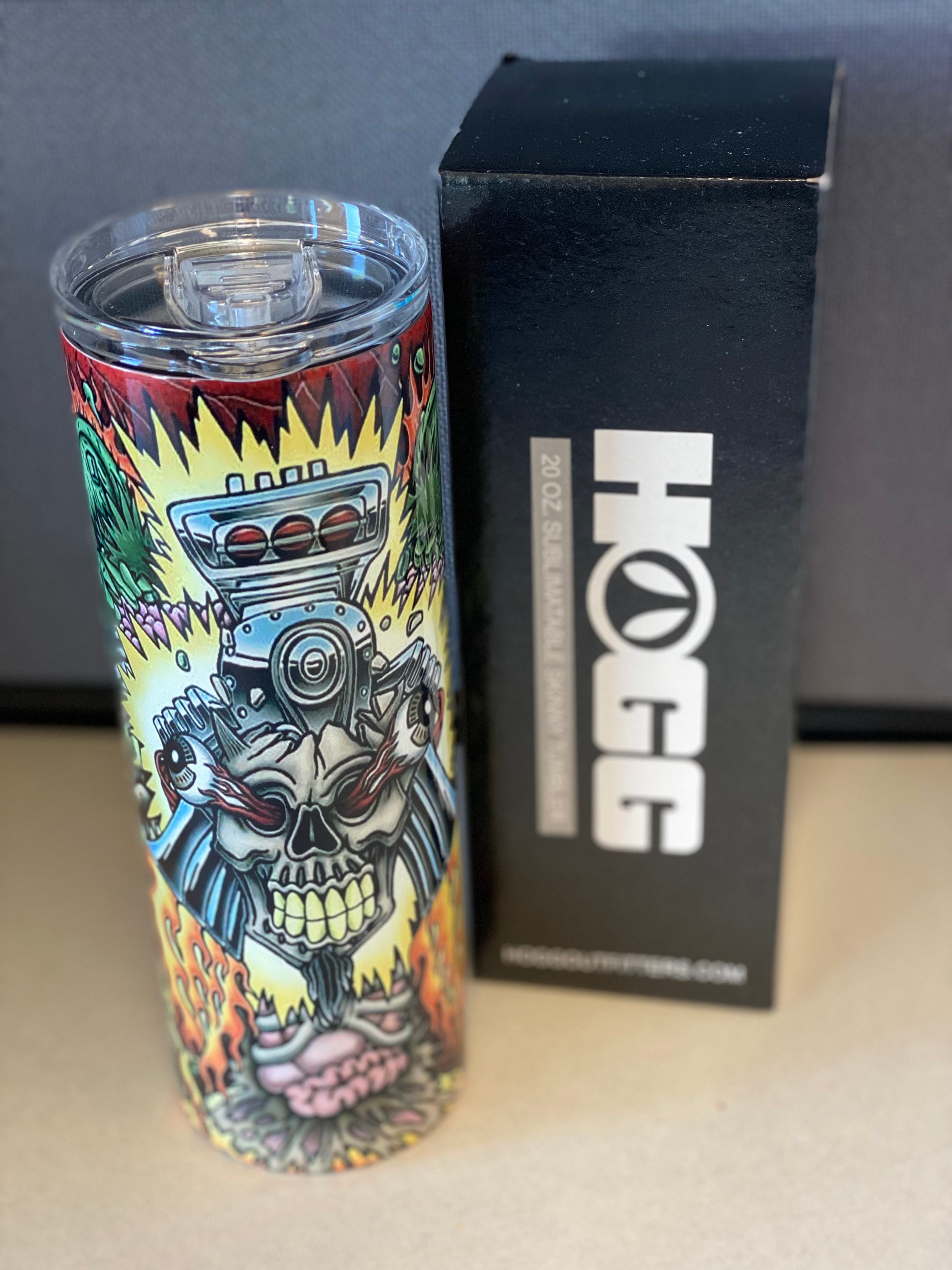 Rat Fink Custom Tumbler / Rat Fink Motor / Rat Fink Cup / Gifts for Guys / Vintage Rat Fink / Retro Rat Fink