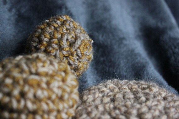 Dusty Gold Crinkle Ball Cat Toy Set Dusty Gold Crinkle Ball Cat Toy Set