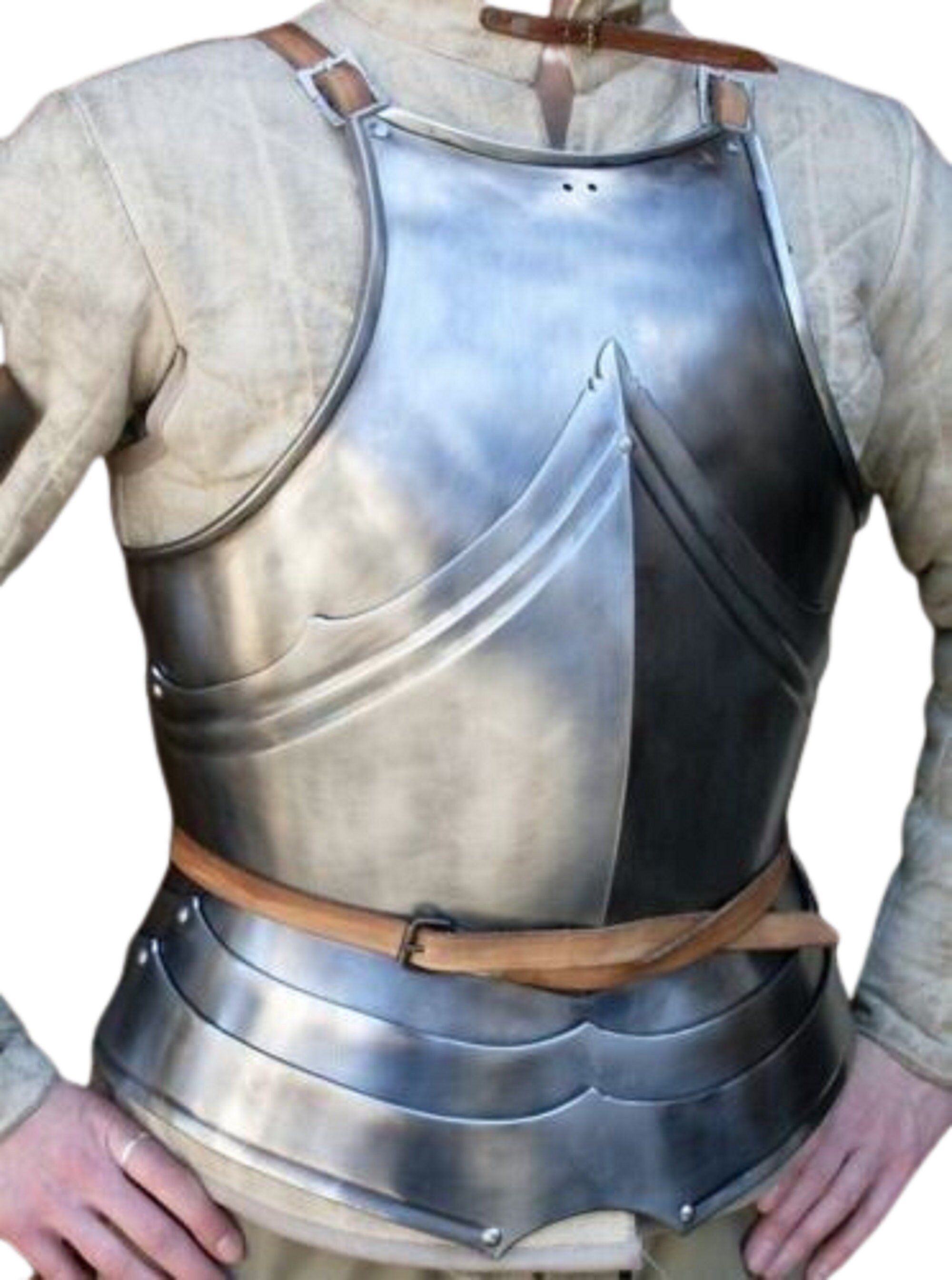 German Gothic Armor Cuirass Breastplate Historical Chest Jacket Knight 