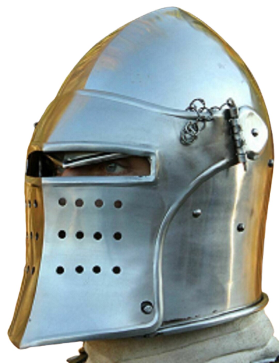 Historical Armor Helmet Visor Helmet Steel Barbute Helmet Face Etsy