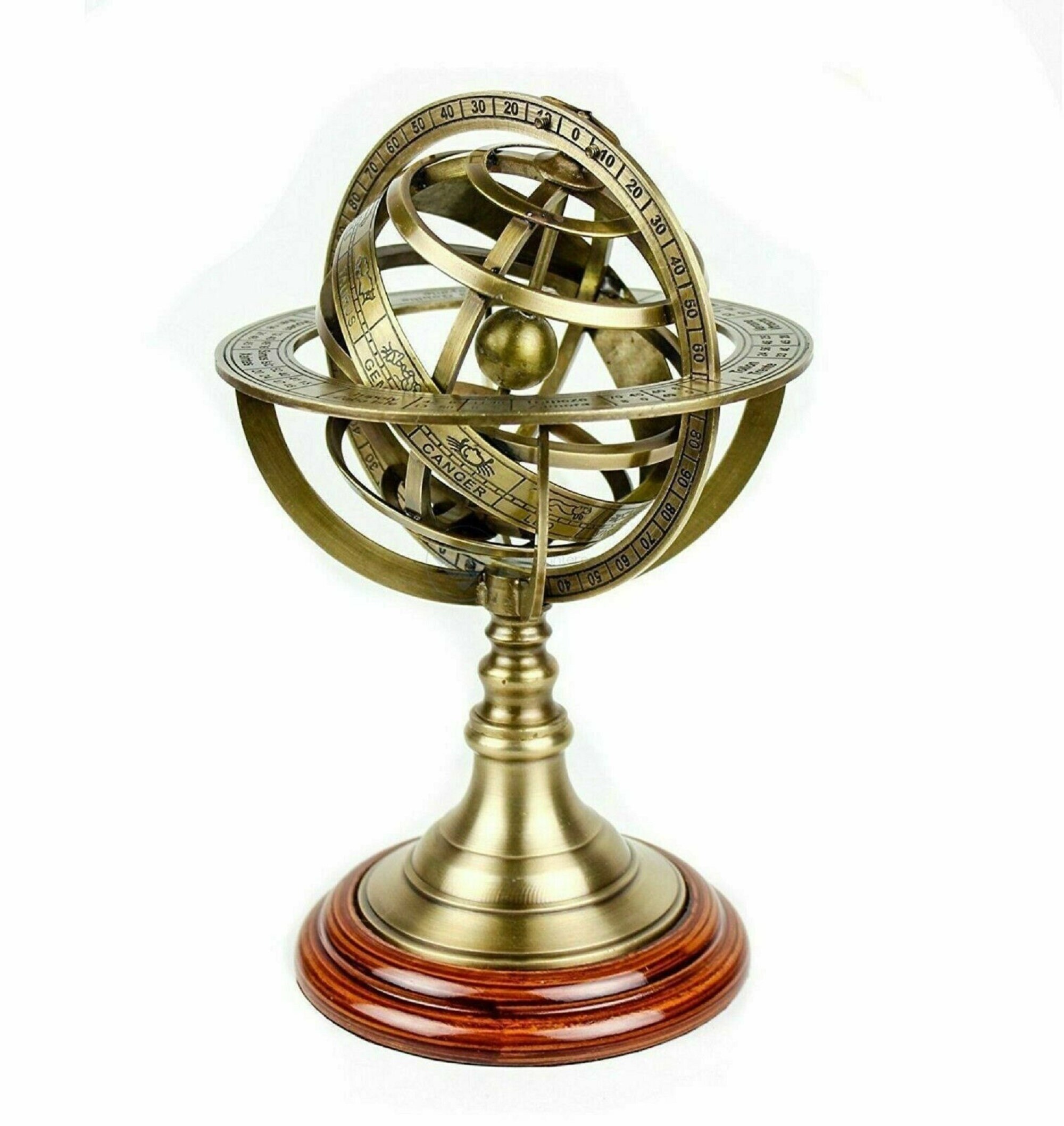 Armillary Brass Armillary Globes Sphere Astrolabe Engraved Etsy
