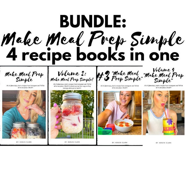 BUNDLE: 4 Recipe Books in ONE