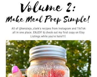 Recipe Book 2: Make Meal Prep Simple