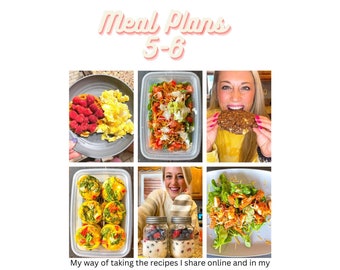 Plans de repas Semaines 5-6