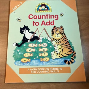 1989 Parent and Child Program Counting to Add Ages 4-5 Activity Book