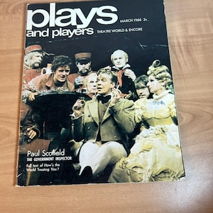 Plays & Players Magazine March 1966, Paul Scofield