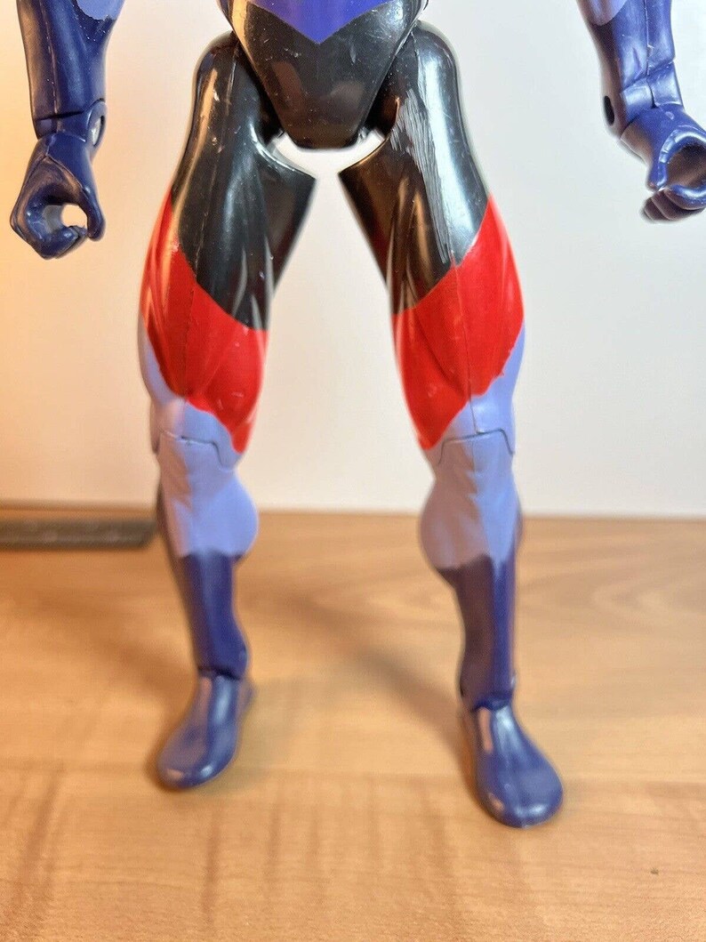 Marvel 2000 Spiderman Figura de 11 pulgadas (variante) Totalmente posable púrpura negro rojo imagen 3