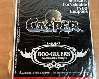 Casper - Boo-Gluers Stickers - Universal City Studios - 1995 - Kids Meal