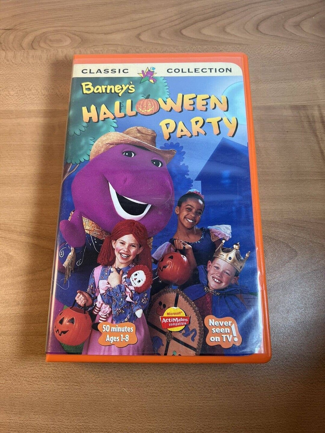 Barney Barneys Halloween Party VHS 1998 Clamshell Case Etsy