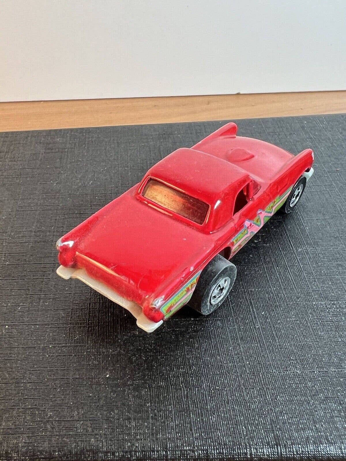 1977 HOT WHEELS 1957 '57 Red T-BIRD Toy Car Malaysia Real