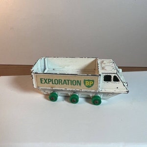 1960s Matchbox Series No. 61 Alvis Stalwart BP Exploration by Lesney, NO TIRES