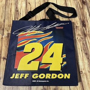 Vtg NASCAR Jeff Gordon 24 Seat Cushion Tote 2001 jG Motorsports Hendrick Racing