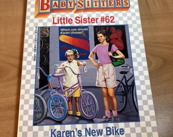 Baby Sitters Club Little Sister #62 La nuova bici di Karen 1995 Libro in brossura