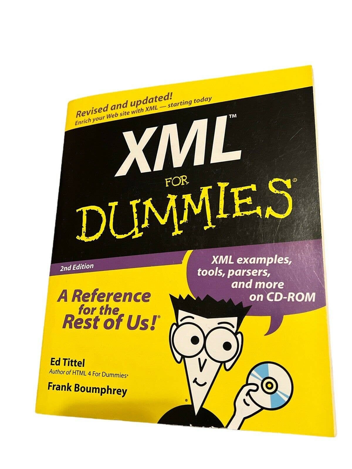 XML for Dummies by Ed Tittel (2000, Paperback) Book and CD-ROM - Etsy