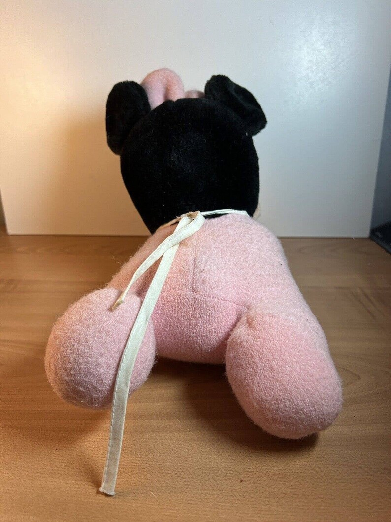 Vintage 1984 Disneyland Walt Disney World Plush Baby Crawling Minnie Mouse image 4